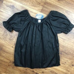 Vintage Rockmount Ranch Black Shirt Top